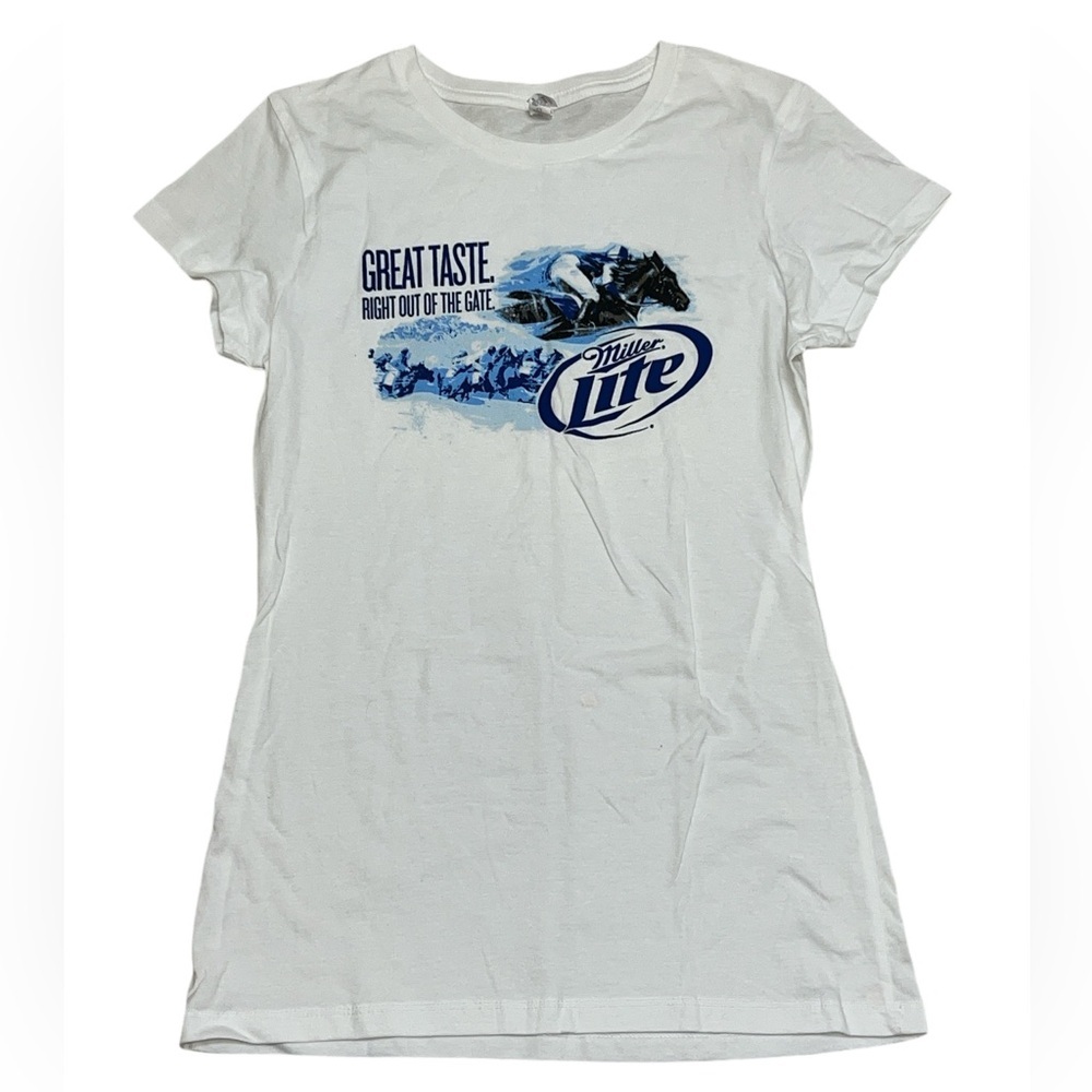 Alstyle Women's Miller Lite Graphic Shirt Size L